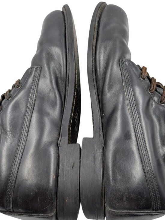 Vintage Chippewa Mens Sz 11.5E Black Zip Tie Leather Heavy Firemans Work Boots main image 11